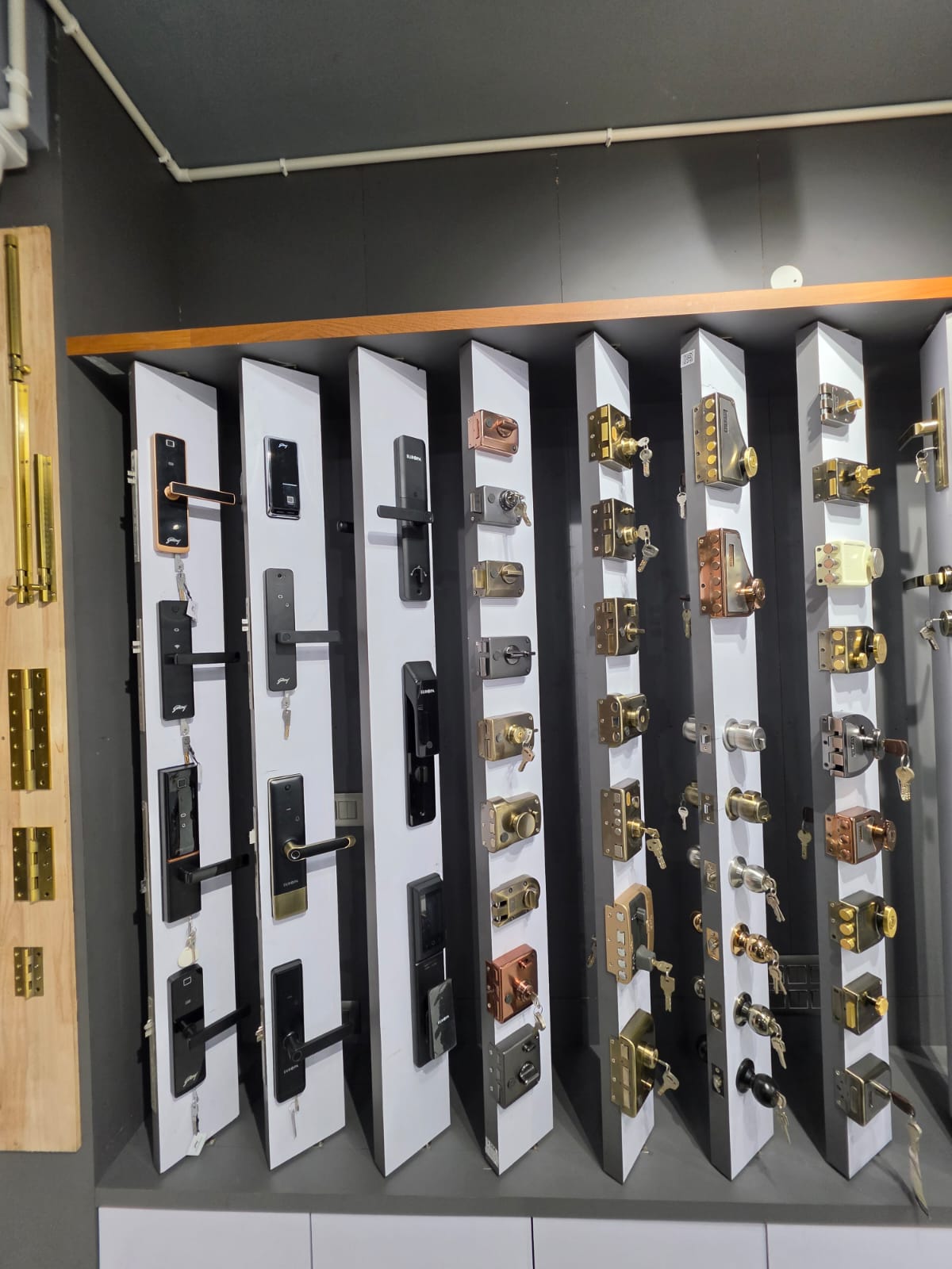 Smart Biometric Digital Locks and High-Security Rim Locks on Display